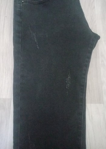 Diğer Siyah Kadın Elastik Denim Pantolon