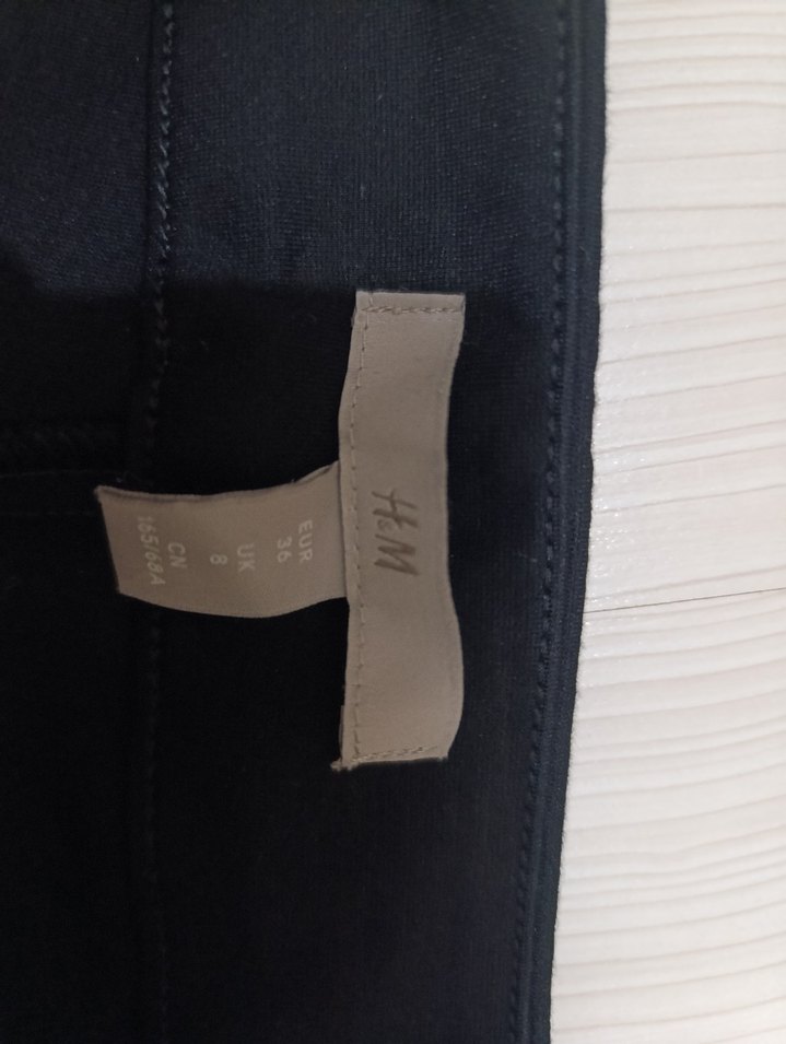 Siyah Kadın Regular Fit Kumaş Pantolon - Görsel 2