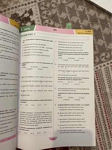  Limit yayınları 10.sınıf edebiyat