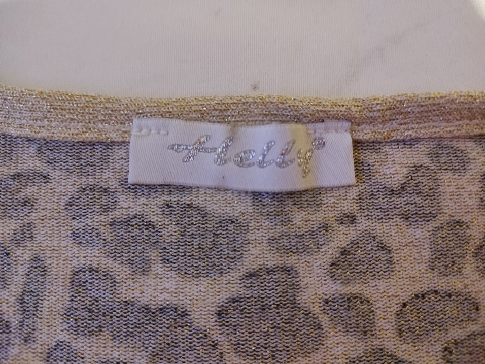 S VE M uyumlu Leopar Desenli Triko Bolero - Görsel 2