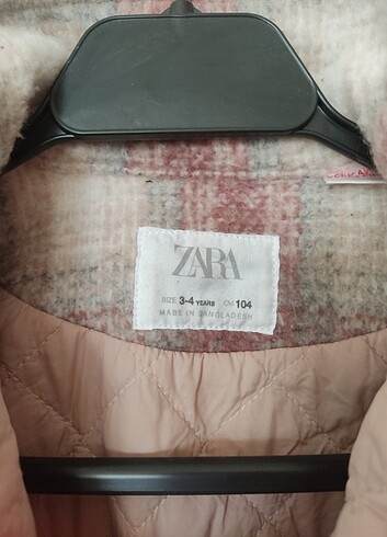 Zara Kız Çocuk Kaşe Mont