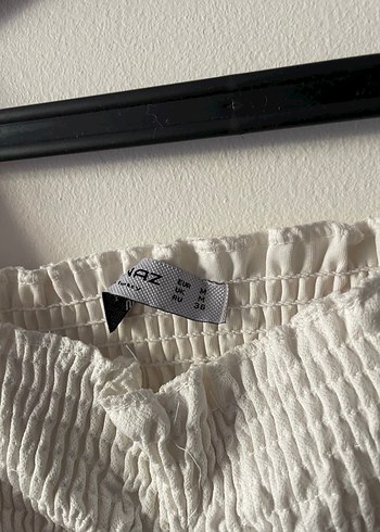 Uzun Kollu Beyaz Bluz - Görsel 3