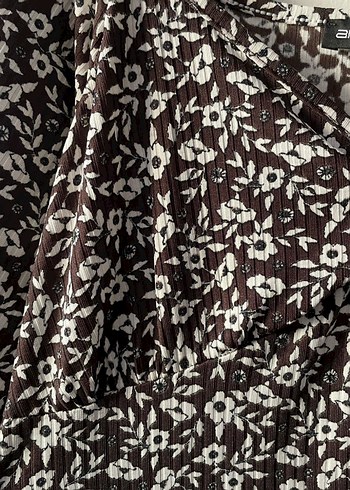 Bohem Tarz çiçekli Uzun Kollu Elbise - Görsel 4