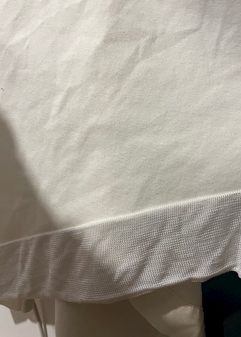 Beyaz Keten Salaş Kadın Ceket - Görsel 4