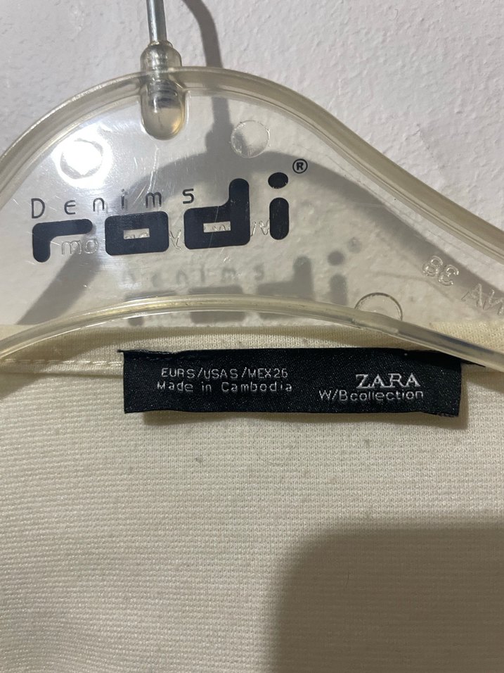 Beyaz Keten Salaş Kadın Ceket - Görsel 2