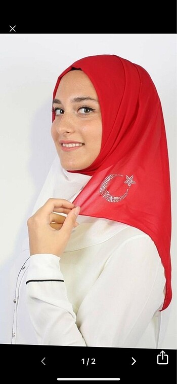 Al bayraklı şal