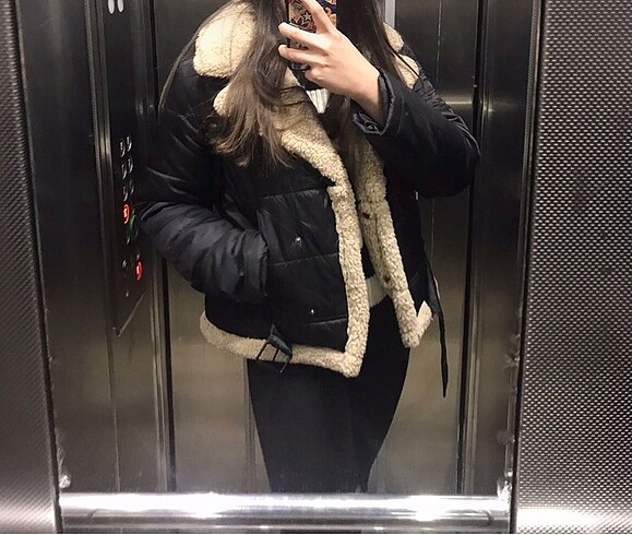 m Beden Stradivarius kürklü mont?