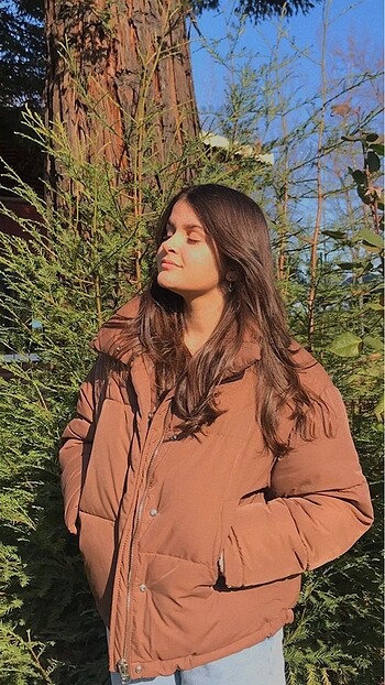 m Beden Bershka şişme mont
