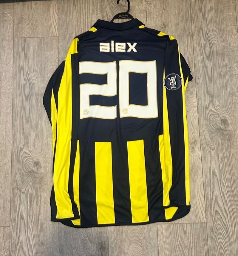 Fenerbahçe 2006/07 Uefa Kupası Alex Maç Forması - Görsel 2
