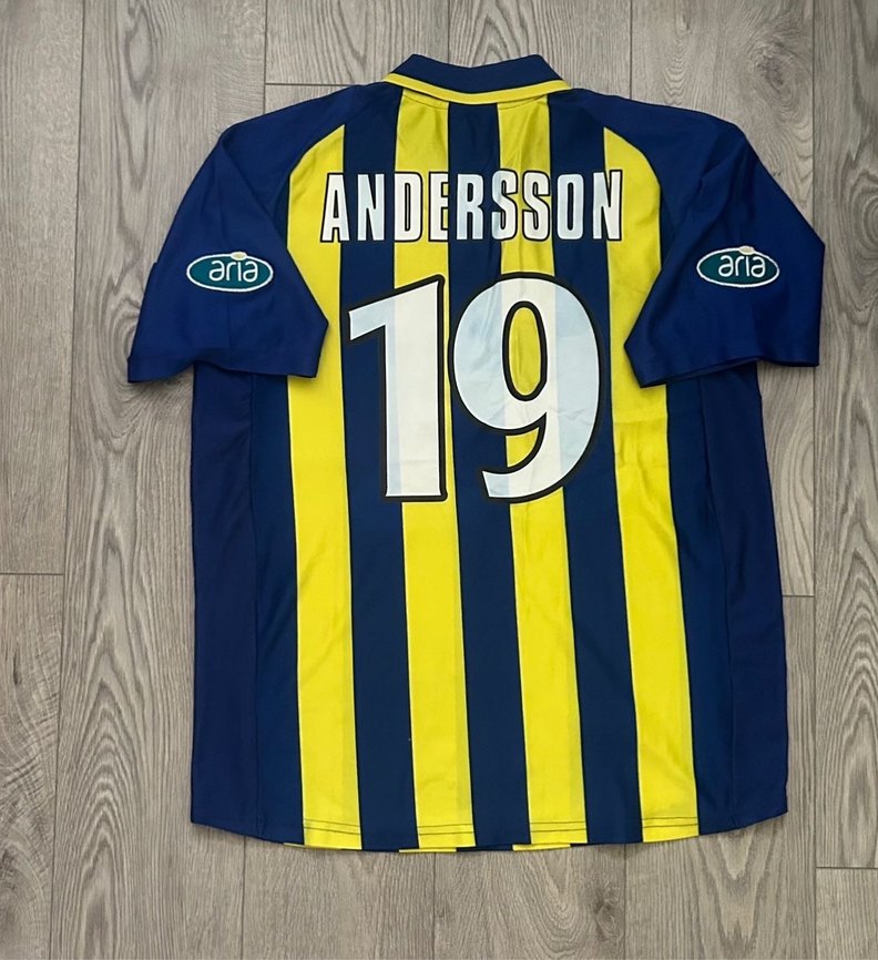Fenerbahçe 2001/02 kenneth Anderson Maç Forması - Görsel 2