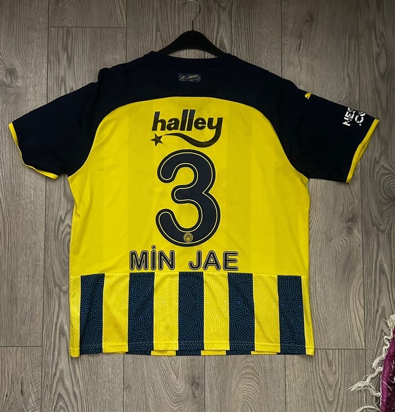 Fenerbahçe 2021/22 Min Jae Galatasaray maç forması - Görsel 2