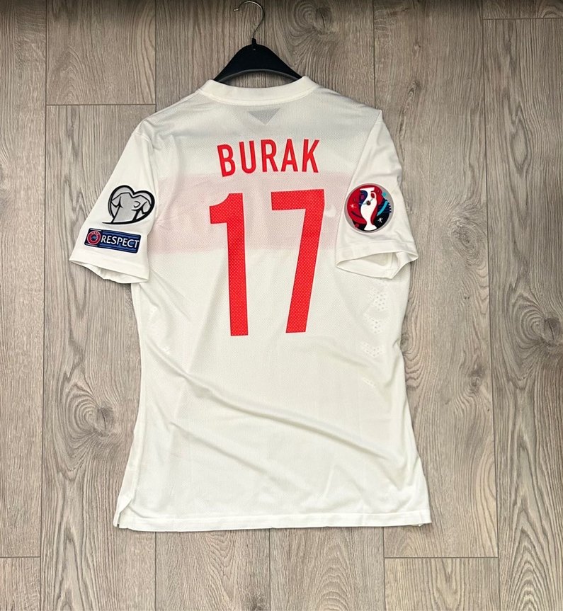 Türkiye 2014/16 Burak Yılmaz Elemeler maç forma - Görsel 2
