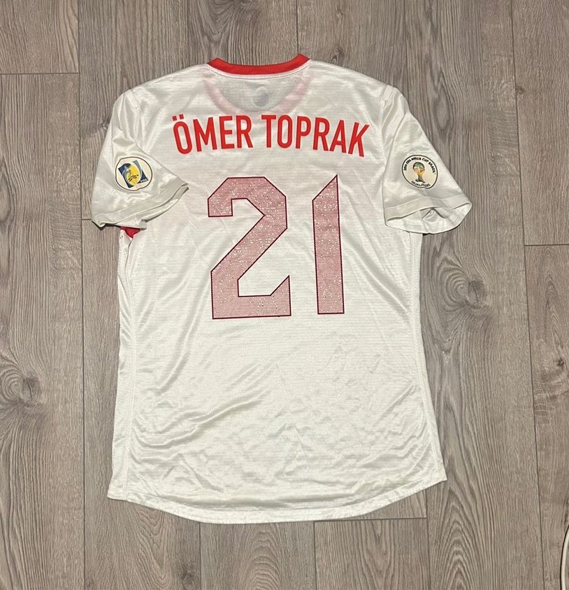 Türkiye 2012/2014 Elemeler Ömer Toprak Maç Forması - Görsel 2