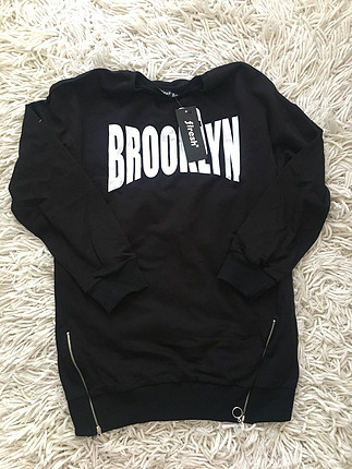 Siyah oversize sweatshirt 