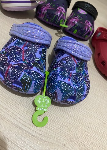 Mor Bağcıklı Velcro Bantlı Kadın Terlik
