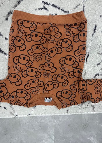 Kahverengi Erkek Sweatshirt, Uzun Kollu, Baskılı - Görsel 4