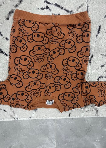 Kahverengi Erkek Sweatshirt, Uzun Kollu, Baskılı - Görsel 5