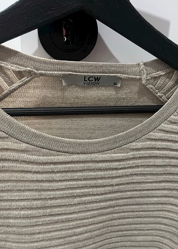 Gri Erkek Triko Uzun Kollu Sweatshirt - Görsel 3