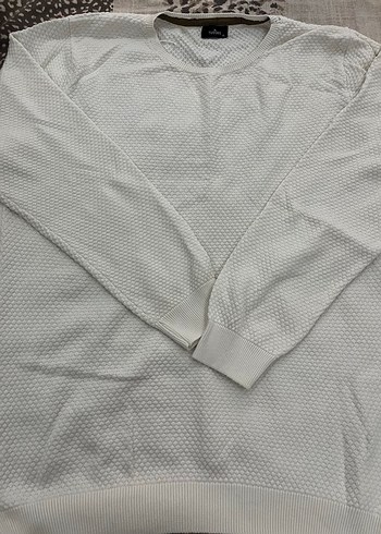 Uzun Kollu Tudors Beyaz Triko
Erkek Kazak - Görsel 4