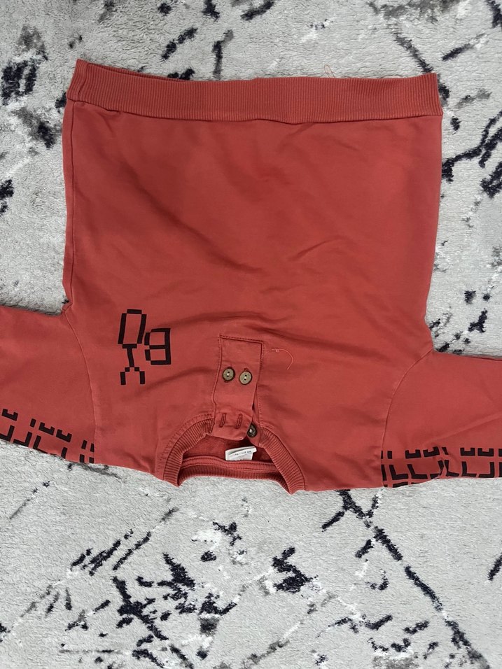 Erkek Çocuk Pamuklu Düğmeli Sweatshirt - Görsel 2