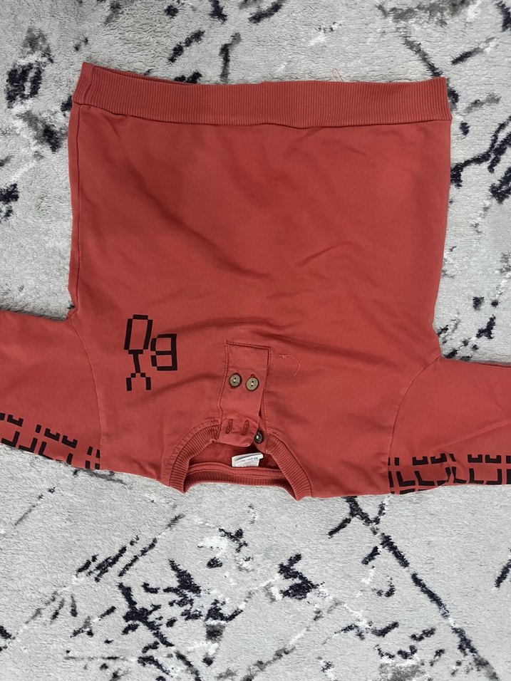 Erkek Çocuk Pamuklu Düğmeli Sweatshirt - Görsel 3