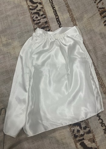 Beyaz Kadın Saten Pijama Takımı - Görsel 10