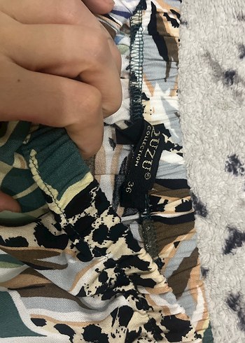 Renkli Bohem Uzun Elbise - Görsel 4