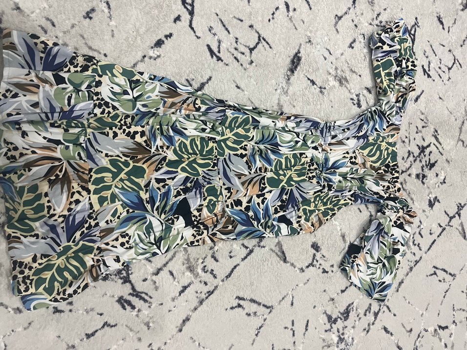 Renkli Bohem Uzun Elbise - Görsel 3