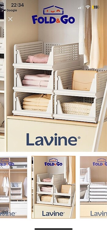 3 katlı organizer