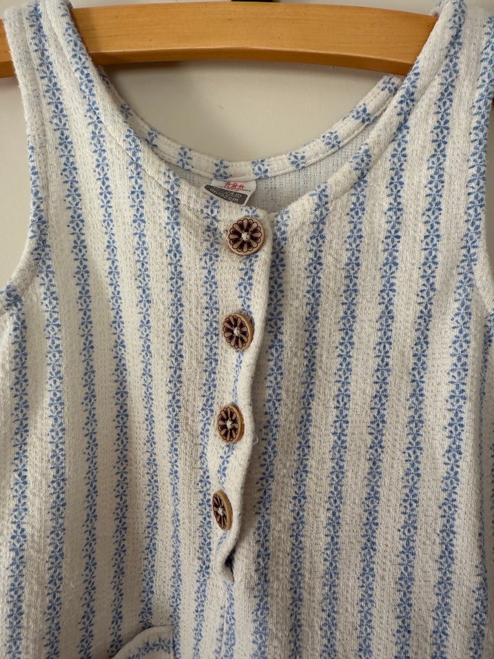 Çizgili Örgü Erkek Çocuk Tulum - Görsel 2