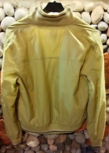 Vintage Sarı Fermuarlı Kadın Ceket - Görsel 2