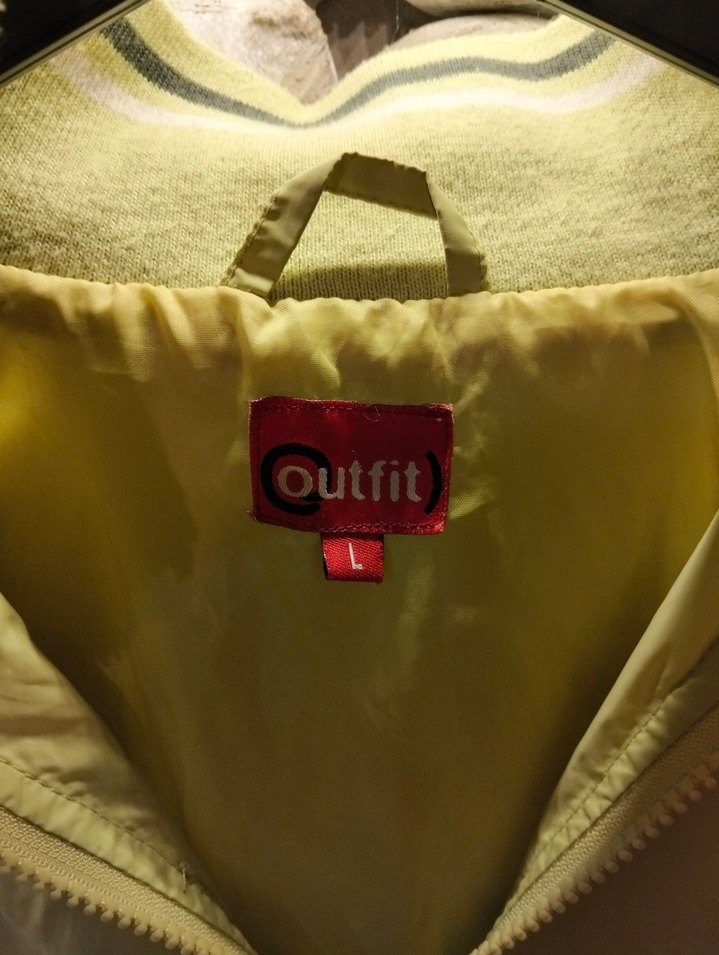 Vintage Sarı Fermuarlı Kadın Ceket - Görsel 3