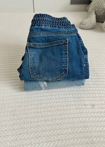 Erkek Çocuk Parlak Mavi Kot Pantolon - Görsel 10