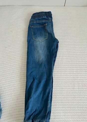 Erkek Çocuk Parlak Mavi Kot Pantolon - Görsel 2