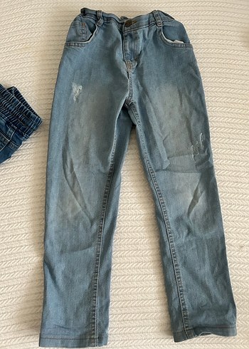 Erkek Çocuk Parlak Mavi Kot Pantolon - Görsel 3