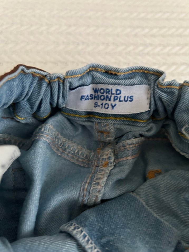 Erkek Çocuk Parlak Mavi Kot Pantolon - Görsel 5