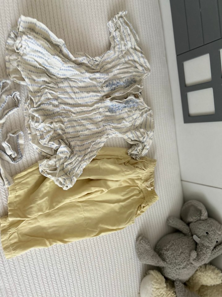 Kız çocuk elbise pantolon - Görsel 2