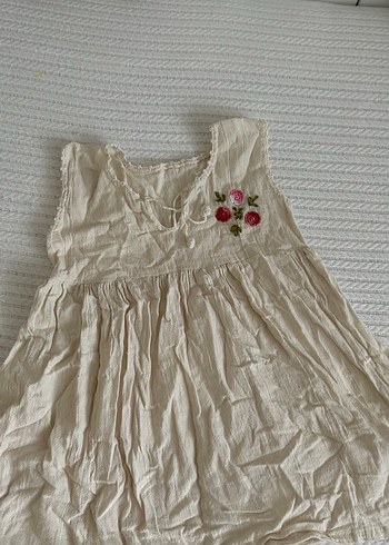 Kız Çocuk Pastel Pembe Dantel Elbise - Görsel 5