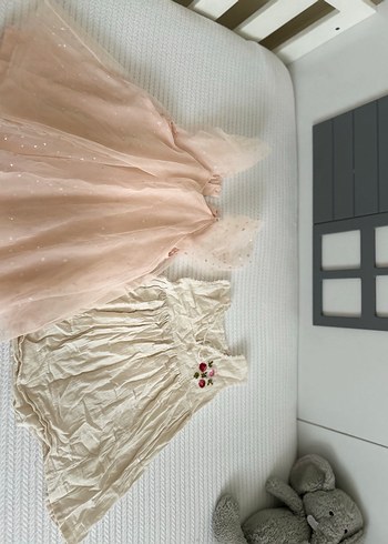 Kız Çocuk Pastel Pembe Dantel Elbise - Görsel 4