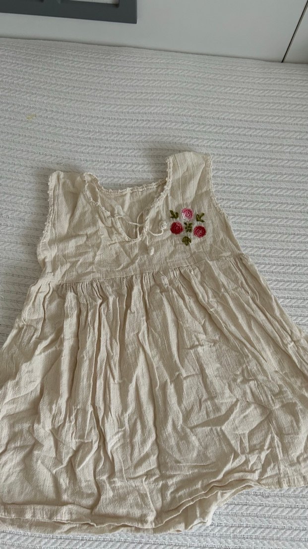 Kız Çocuk Pastel Pembe Dantel Elbise - Görsel 5