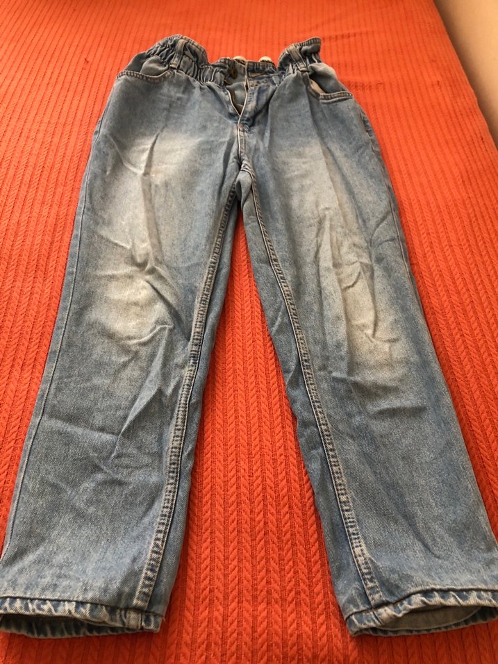 Kadın Mavi Denim Midi Kot Pantolon - Görsel 4