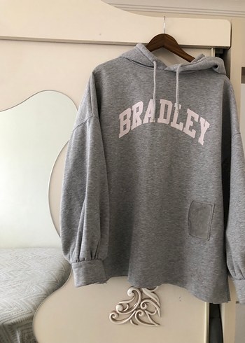 Addax Gri Kapüşonlu Kadın Sweatshirt