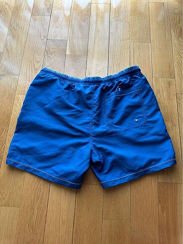 Erkek S Beden Bel Lastikli Mavi Mayo - Görsel 2