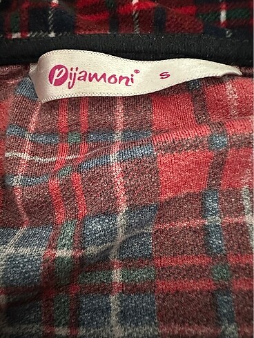 s Beden bordo Renk Pijamoni Kadın Pijama Takımı