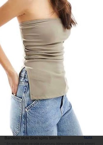 BERSHKA ikili straplez bluz - Görsel 7