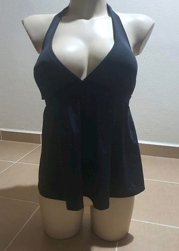 Siyah Mini Göğüs Dekolteli - Görsel 4