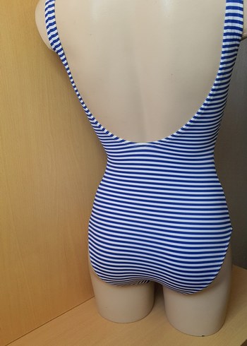 Renkli Baskılı Mavi Kadın Mayo - Görsel 7