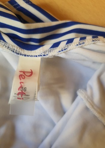 Renkli Baskılı Mavi Kadın Mayo - Görsel 8