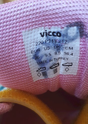 Kız Çocuk Çok Renkli Cırt Cırtlı Spor Ayakkabı - Görsel 10