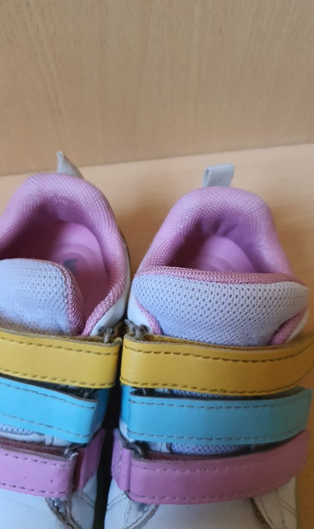 Kız Çocuk Çok Renkli Cırt Cırtlı Spor Ayakkabı - Görsel 2